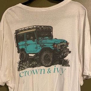 Crown & Ivy White T-shirt